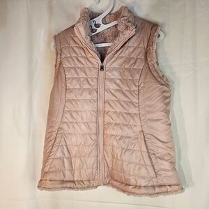Nicole Miller, Faux‎ Fur Reversible Vest, Size Medium